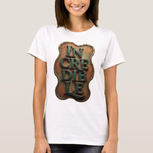 Camiseta Oro Impactante IMPRESIONANTE Impresión
