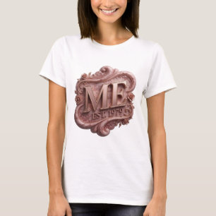 Camiseta Oro Impactante ME EST 1979 Motivo Artístico