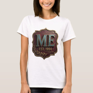 Camiseta Oro Impactante ME EST 1994 Diseño Gráfico