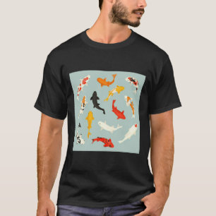 Camiseta Oro Koi Fish