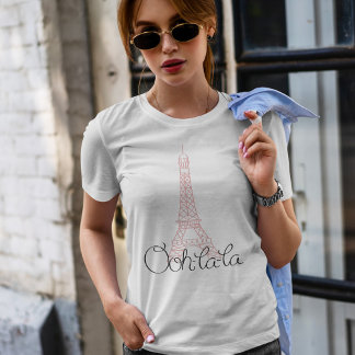 Camiseta Oro la Torre Eiffel