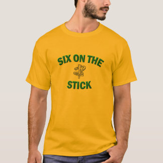 Camiseta Oro largo básico de la te de la manga del cabeceo