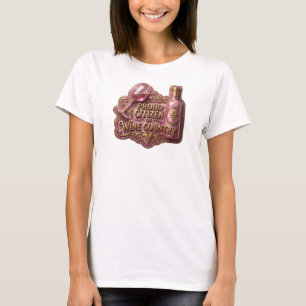 Camiseta Oro Limpio CIUDADANO ORGULLOSO DE WINE COUNTRY Imp