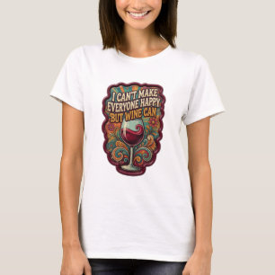 Camiseta Oro NO PUEDO HACER QUE TODO EL MUNDO SEA FELIZ PER
