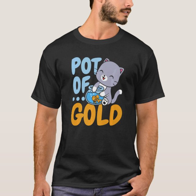 Camiseta Oro Oro Pescado Acuático (Anverso)