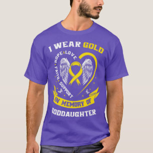 Camiseta Oro para la Conciencia sobre el Cáncer Infantil
