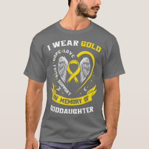 Camiseta Oro para la Conciencia sobre el Cáncer Infantil