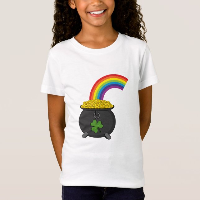 Camiseta Oro Personalizado arcoiris (Anverso)