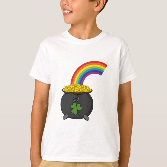 Camiseta Oro Personalizado arcoiris (Anverso)