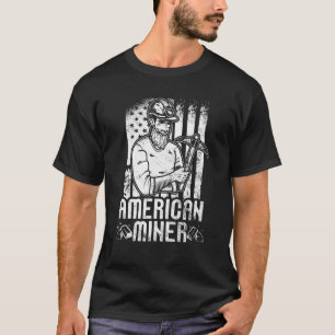 Camiseta Oro prospectivo minero estadounidense de aluminio