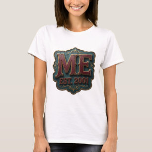 Camiseta Oro que llama la atención ME EST 2001 Motivo artís
