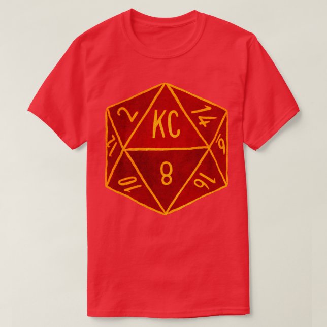 Camiseta Oro rojo crítico (Diseño del anverso)