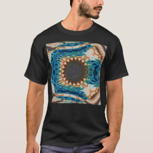 Camiseta Oro turquesa Sol Southwestern Art