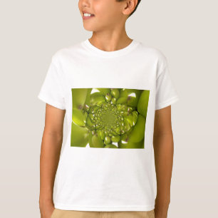 Camiseta Oro Verde: El banano trópico de giros Kaleidoscope