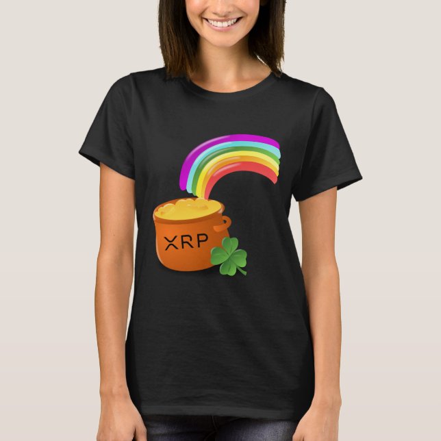 Camiseta Oro XRP de Digitaces en el extremo de la (Anverso)