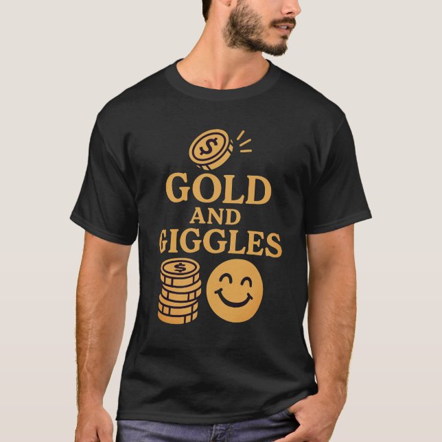 Camiseta Oro y gafas (Anverso)