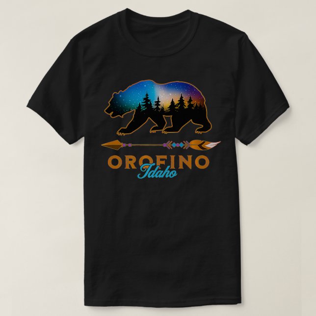 Camiseta Orofino Idaho Souvenir Premium  (Diseño del anverso)