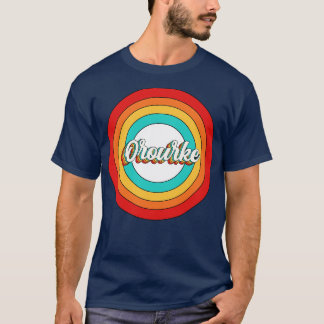 Camiseta Orourke Nombre Shirt Vintage Orourke Circle