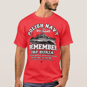 Camiseta ORP Burza orgullo polaco de la marina polaca