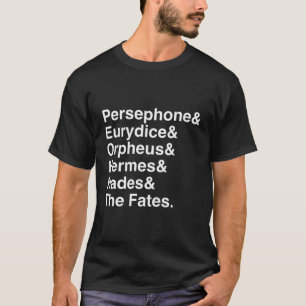Camiseta Orpheus Eurydice Hadestown Broadway Shirt Musical