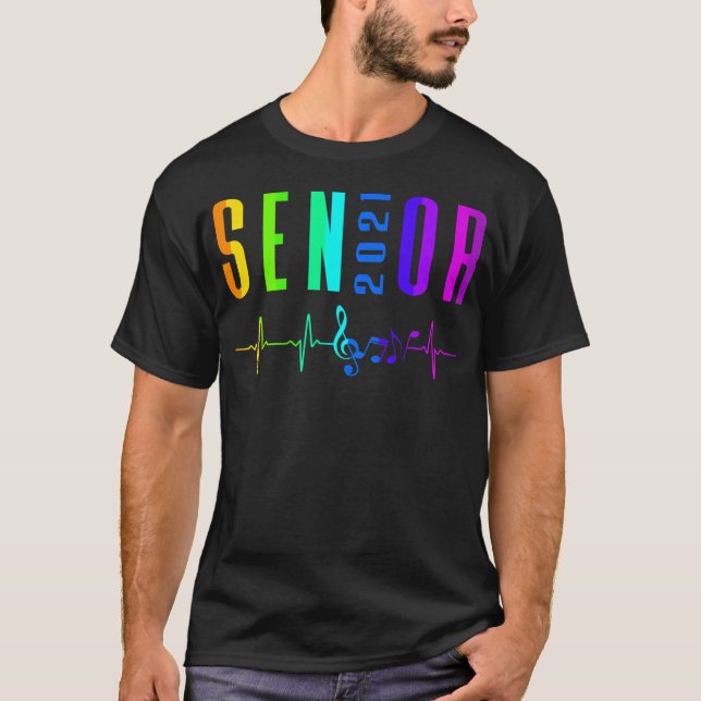 Camiseta Orquesta de banda arcoiris para adultos mayores de (Anverso)