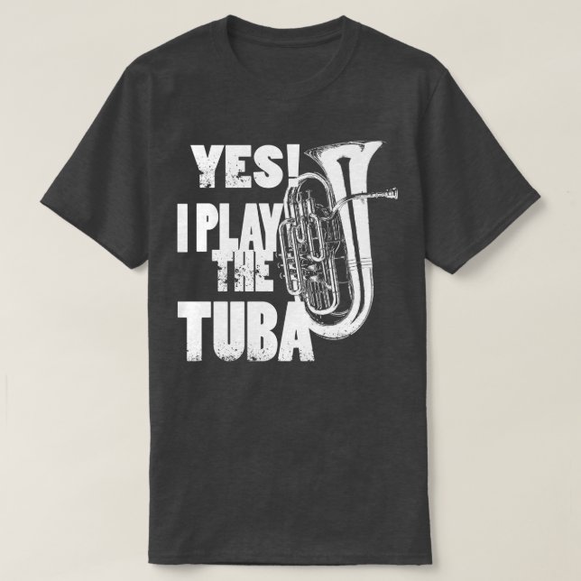 Camiseta Orquesta de Banda TubaBrassMúsicaJazz (Diseño del anverso)