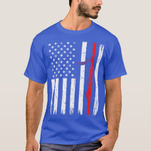 Camiseta Orquesta de Bassoon Estados Unidos Bandera Basonis