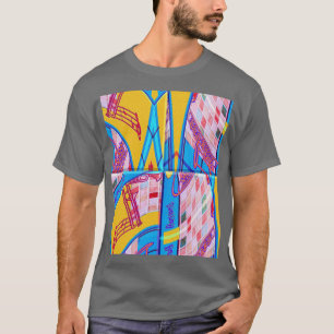 Camiseta Orquesta de Jazz Bauhaus Fantástica Notas de Músic