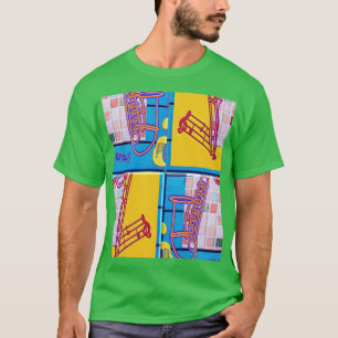 Camiseta Orquesta de Jazz Bauhaus Fantástica Notas Musicale