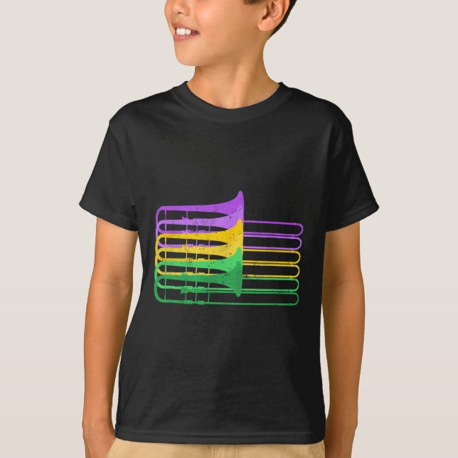 Camiseta Orquesta de Mardi Gras Br Trombone (Anverso)