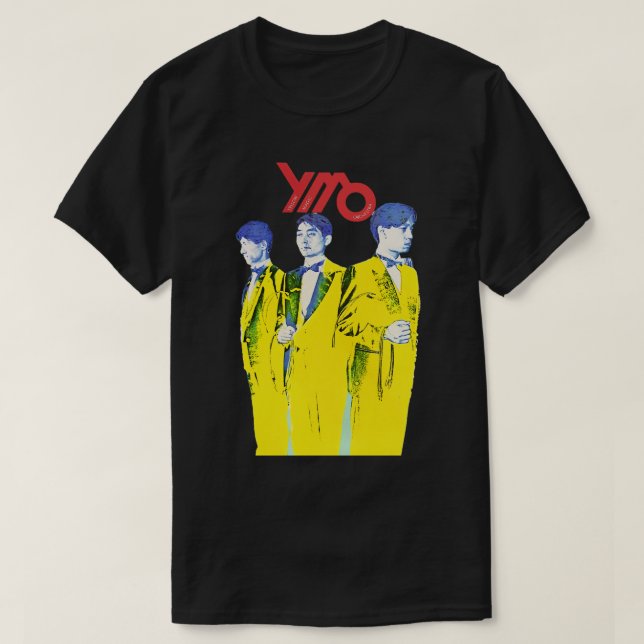 Camiseta Orquesta Mágica Amarilla YMO Tong Poo 1978 (Diseño del anverso)