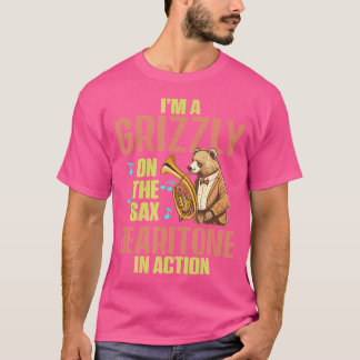 Camiseta Orquesta musical Bearitone Bear Baritone Brass