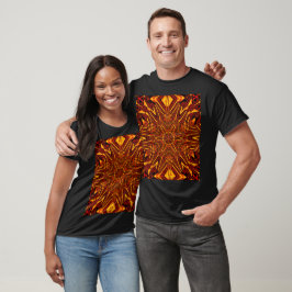 Camiseta Orquídea Cymbidium Gráfica Floral Bohemio