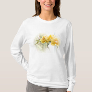 Camiseta Orquídea de polilla amarilla en sol