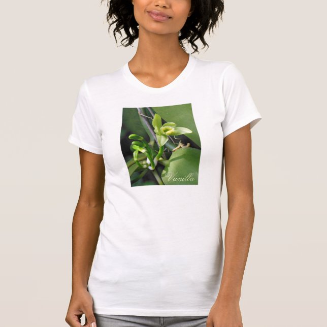Camiseta Orquídea de vainilla (Anverso)