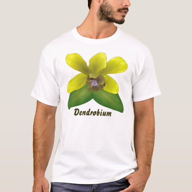 Camiseta Orquídea del Dendrobium (Anverso)
