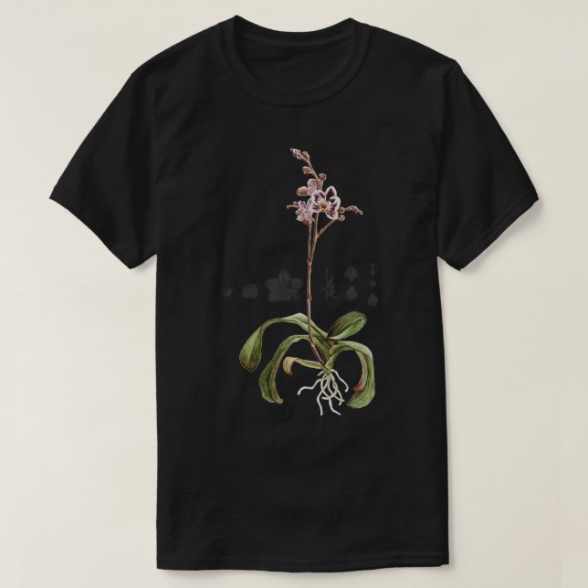 Camiseta Orquídea Falaenopsis (Diseño del anverso)