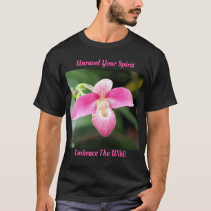 Camiseta Orquídea Rosa