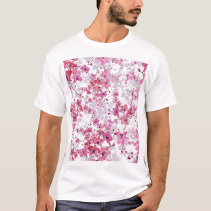 Camiseta Orquídea: singular belleza roja.