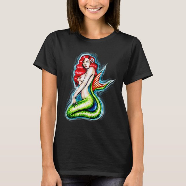 Camiseta Orquídea Sirena (Anverso)