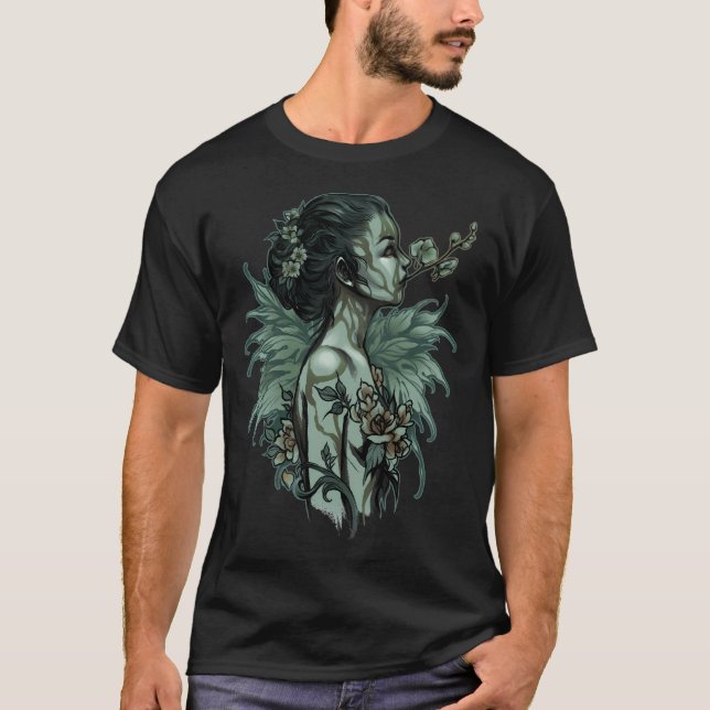 Camiseta Orquídea - Versión no muerta (Anverso)