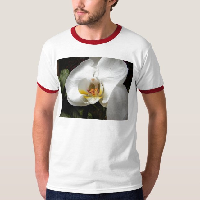 Camiseta Orquídeas blancas (Anverso)