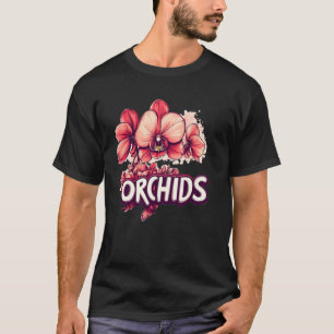 Camiseta Orquídeas bonitas para un conjunto de escape de ja