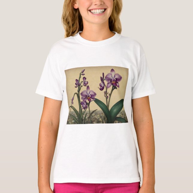 Camiseta orquydeas zapa (Anverso)