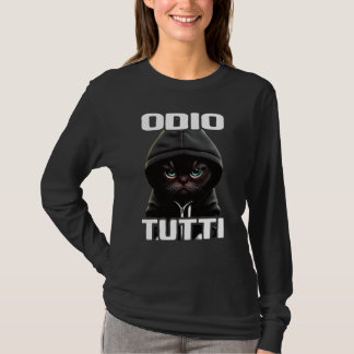 Camiseta Orso Divertente Regalo I Hate People I Odio Tutti