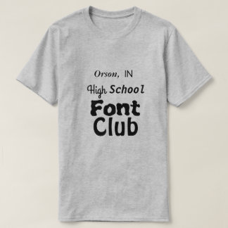 Camiseta Orson, EN club de la fuente de la High School