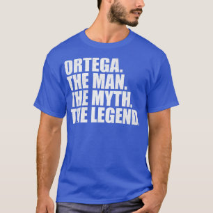 Camiseta Ortega Ortega Nombre de la familia Ortega Apellido