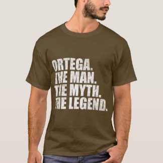 Camiseta Ortega Ortega Nombre de la familia Ortega Apellido