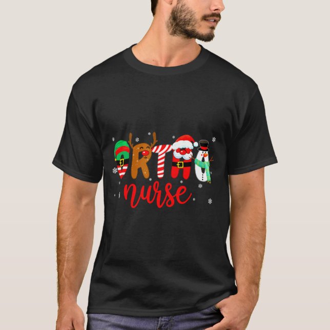Camiseta Ortho Nurse Christmas Shirt Nurse Xmas Party Cna N (Anverso)