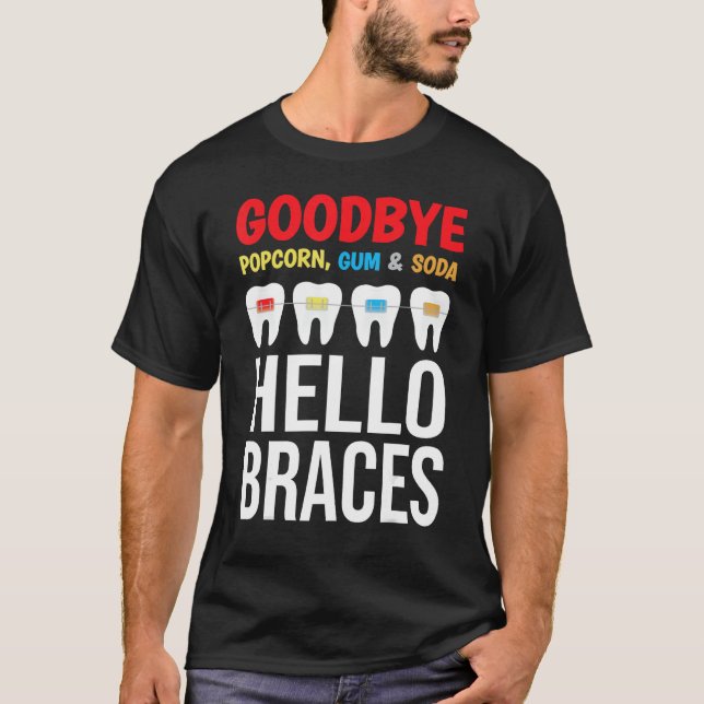 Camiseta Orthodontic Hello Braces  Orthodontist Ortho Assis (Anverso)